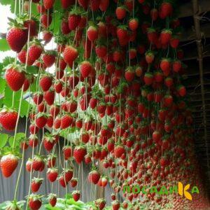 Клубника ампельная Анастасия купить по цене от 370р. в интернет-магазине «Посадика» с доставкой почтой в в Интае и по всей России – [изображение №1].